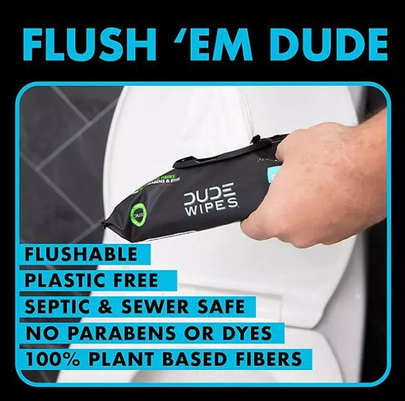 DUDE WIPES XL Flushable Wipes