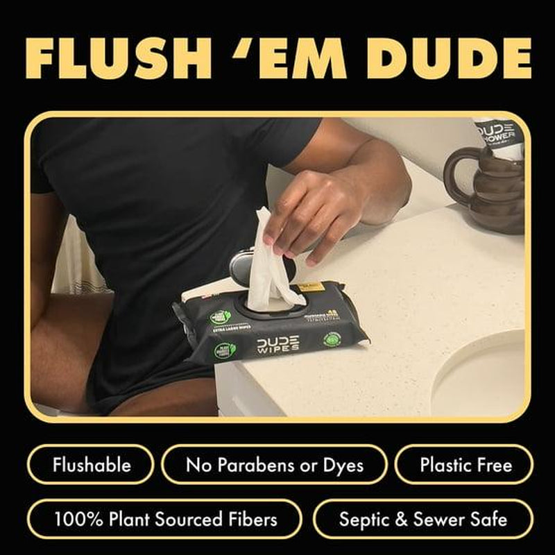 (W)DUDE Flushable Wipes