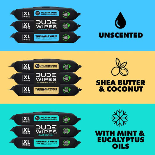 DUDE Wipes Stool Kit- 9 Packs