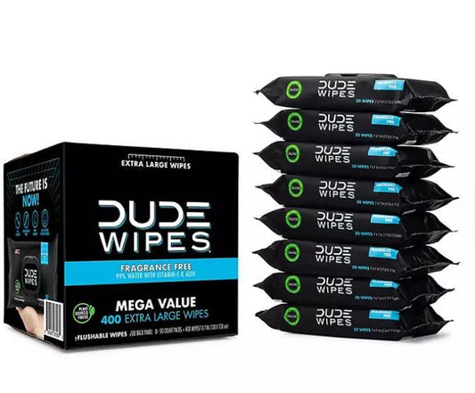 DUDE WIPES XL Flushable Wipes