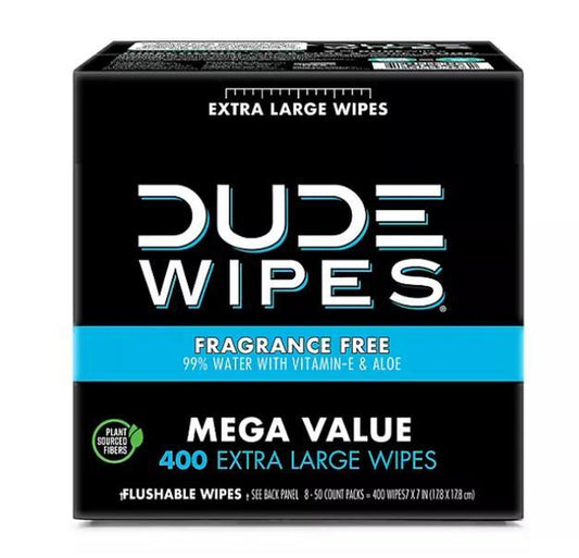 DUDE WIPES XL Flushable Wipes
