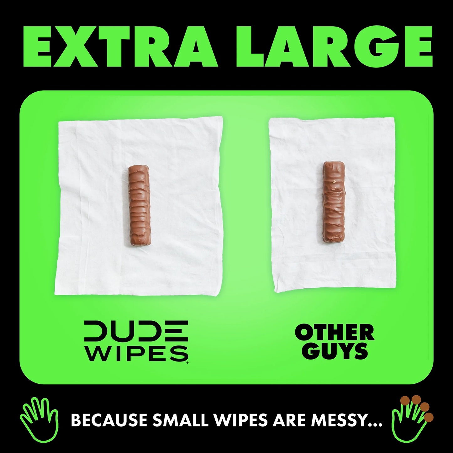 DUDE XL Wet Wipes for at Home Use