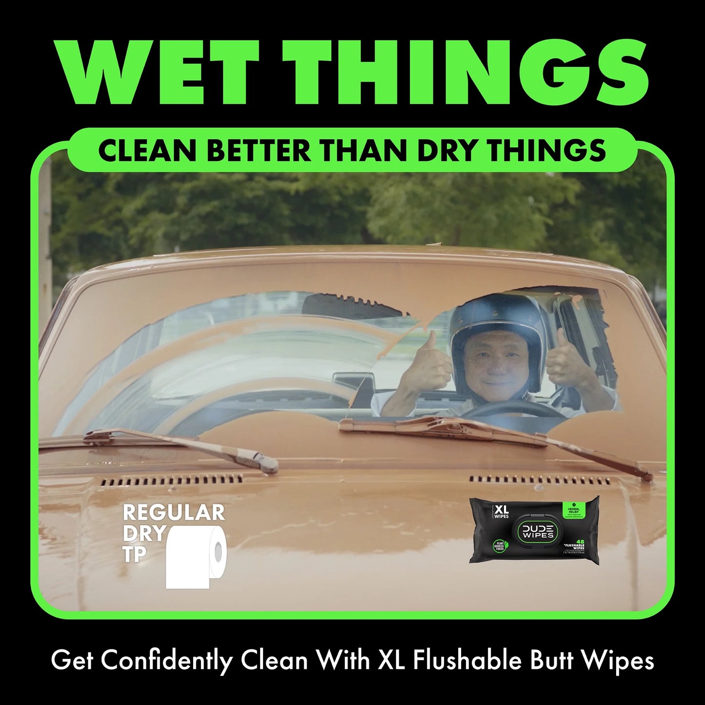 DUDE XL Wet Wipes for at Home Use