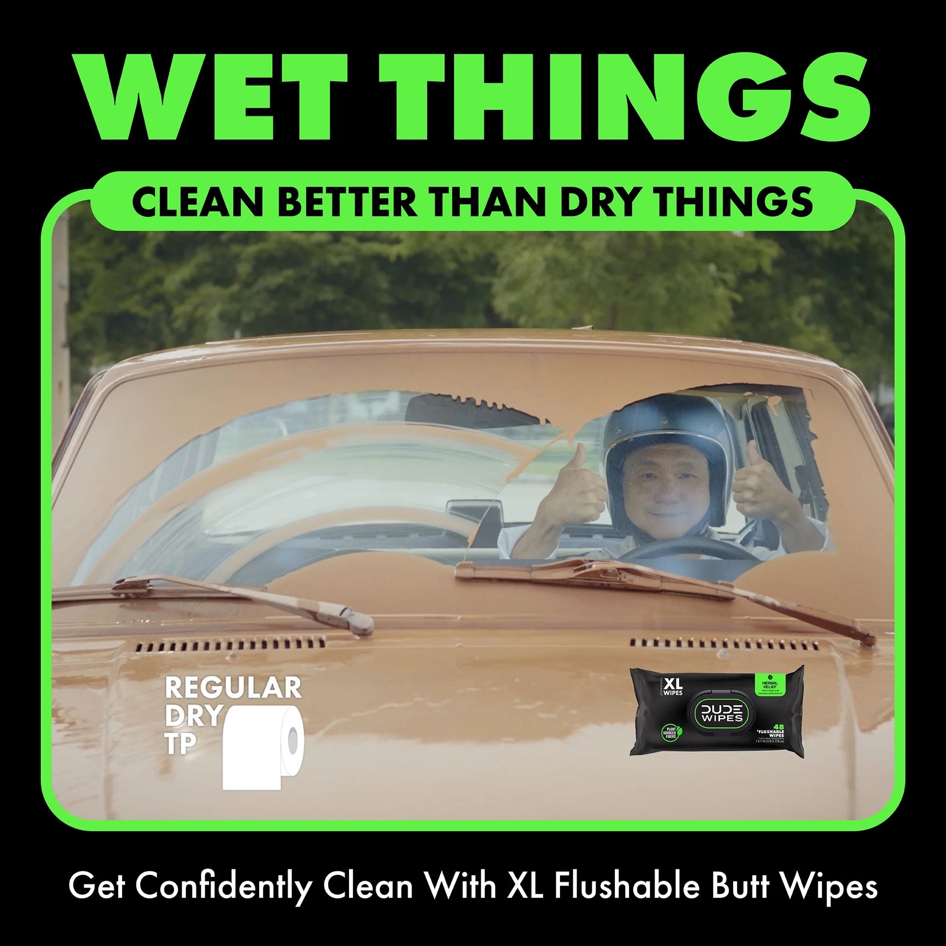 DUDE XL Wet Wipes for at Home Use